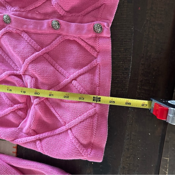 Ya I XL pink cotton cardigan - Picture 3 of 6